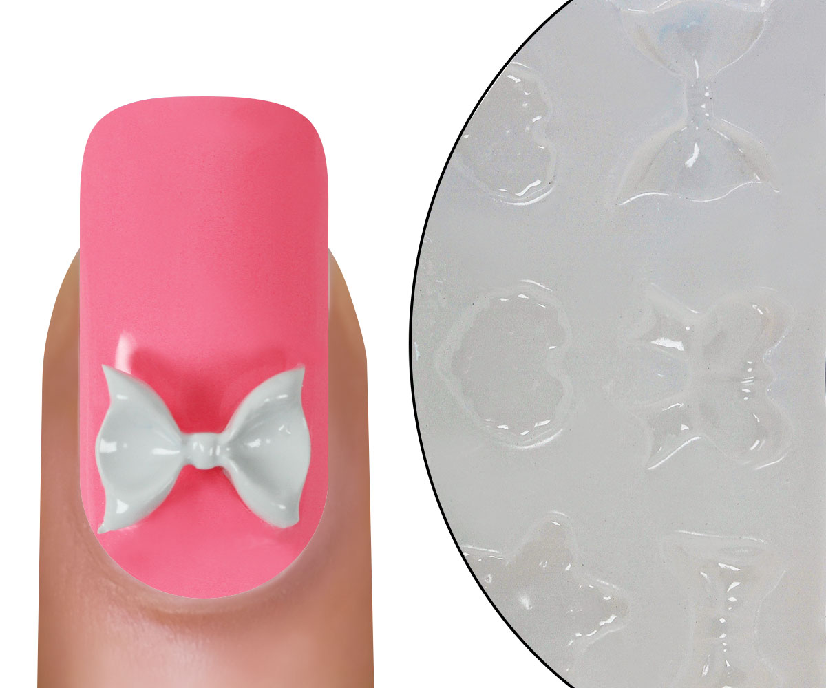 Site lijn Inschrijven Loodgieter Nail Art :: Mallen 3D vorm :: Emmi-Nail 3D Siliconen Mal Strik