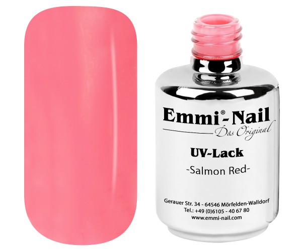 Emmi-Nail UV Polish-Gellak Salmon Red, 15 ml
