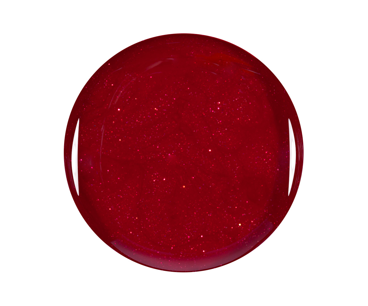 Emmi-Nail Kleurgel Apollon Red Glitter, 5 ml