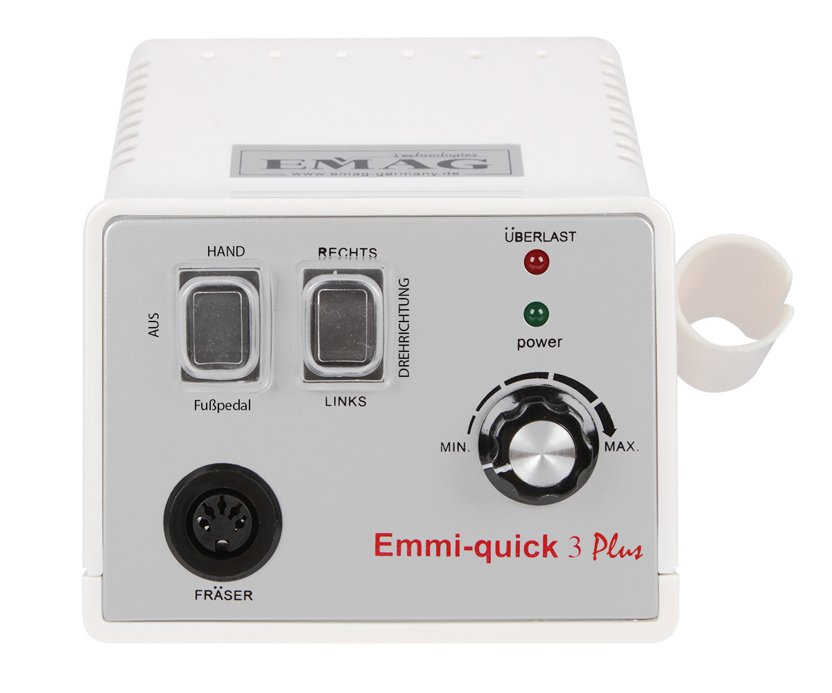 Emmi-Nail Quick 3 Plus Frees met voetpedaal