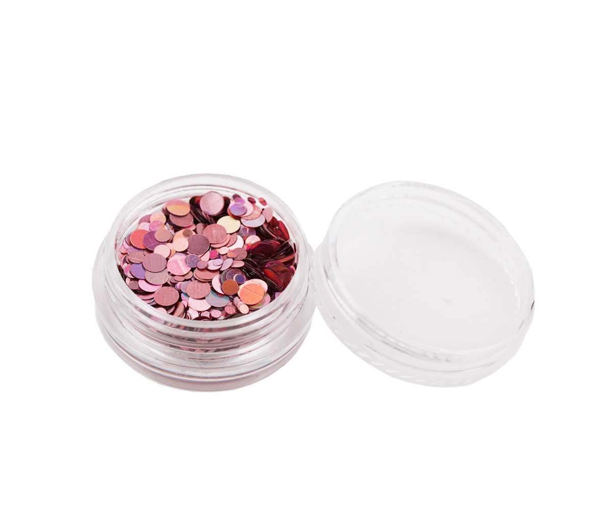 Emmi-Nail Pailletten Mix Rose Glitter