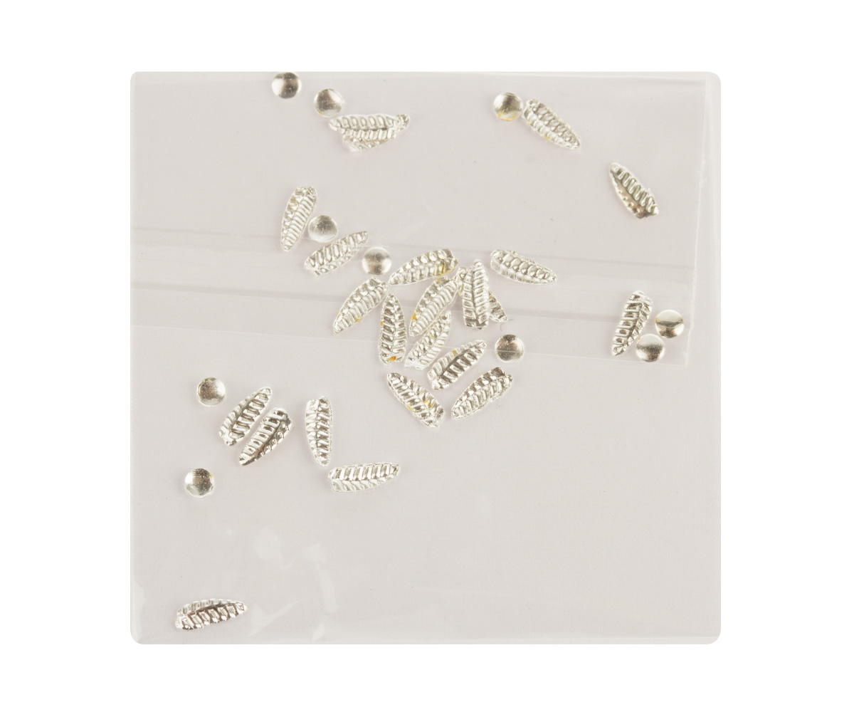 Nailart Studs Veren Zilver