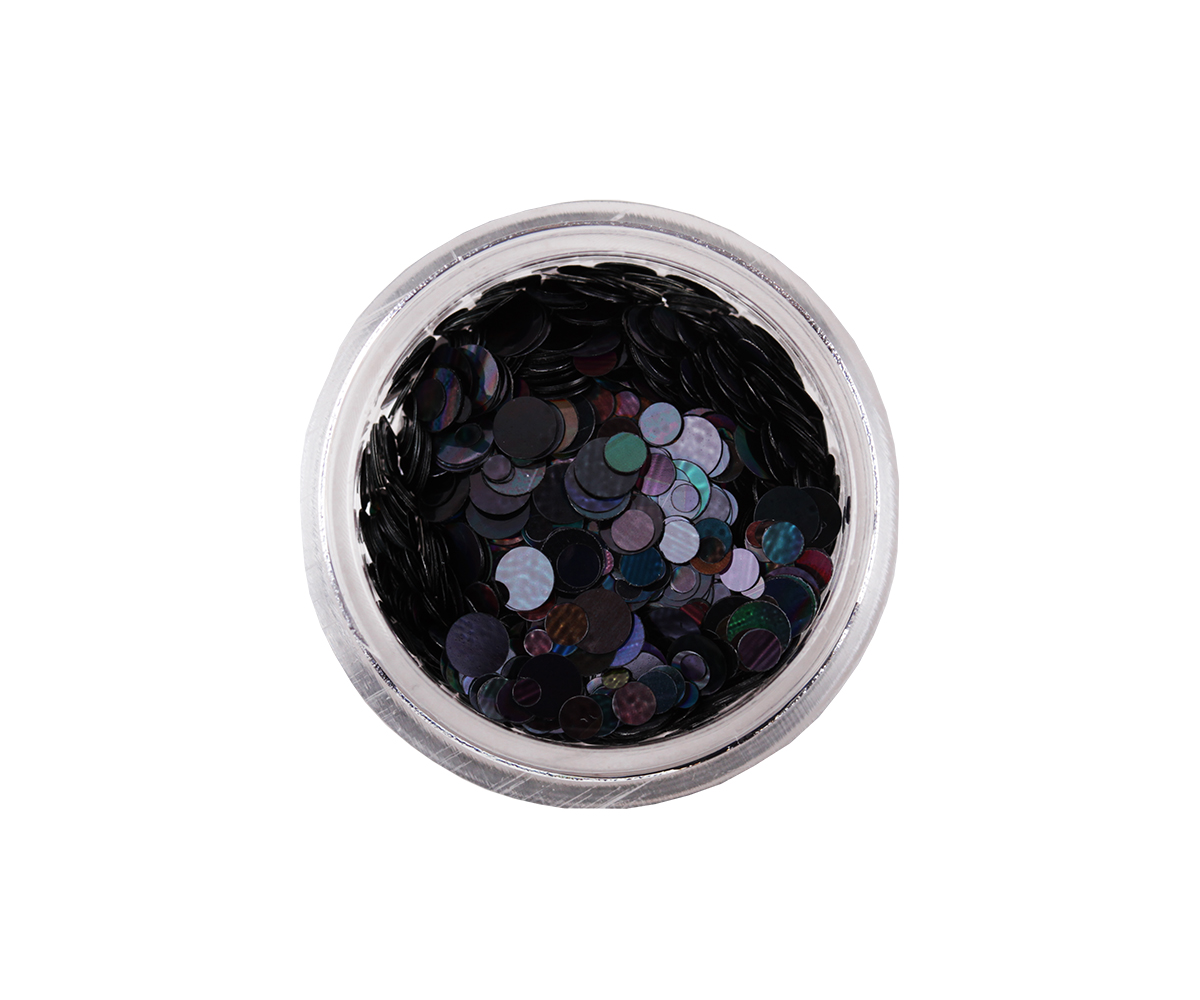 Emmi-Nail Pailletten Mix Black Glitter