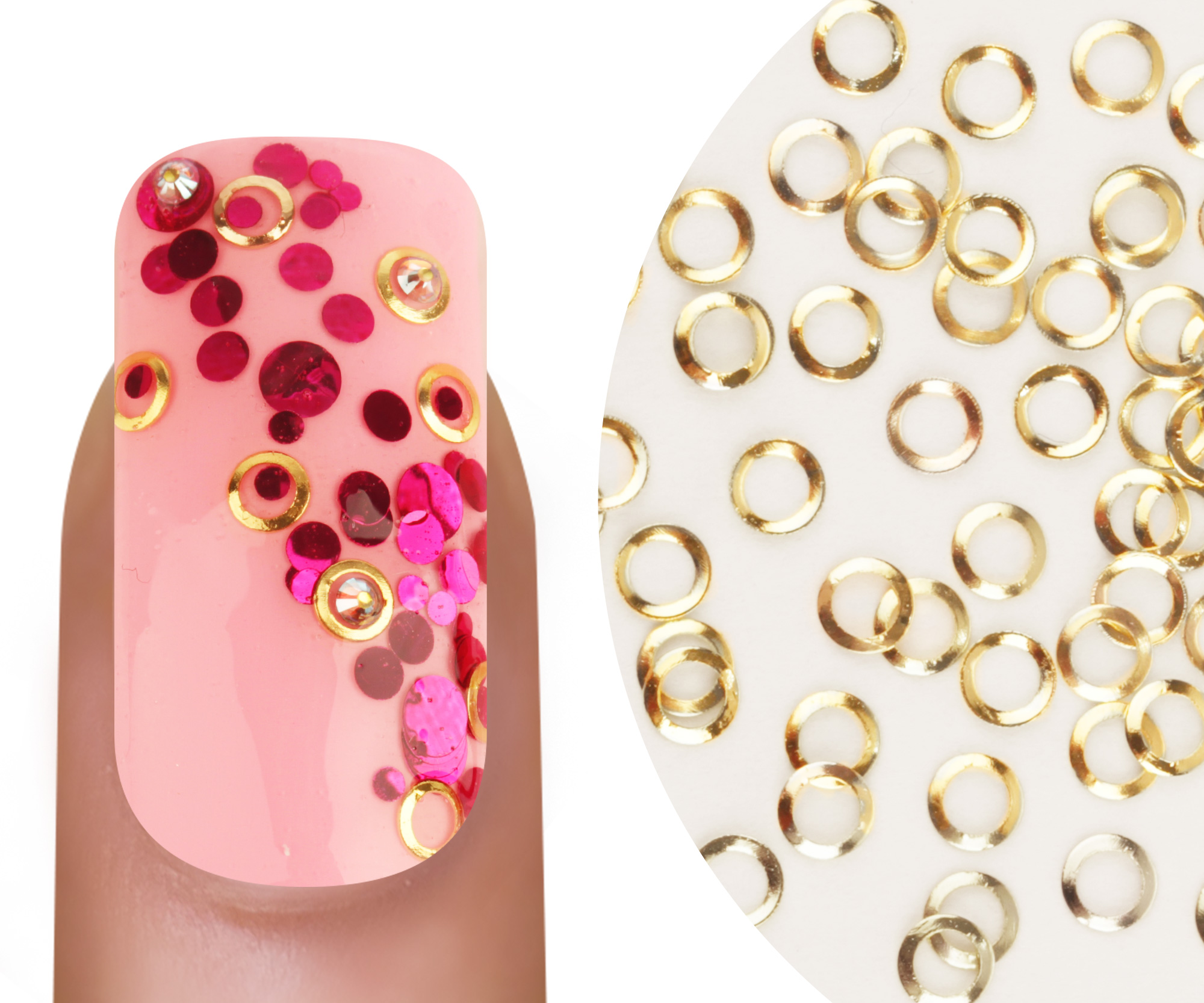 Nailart Studs Rond Goud