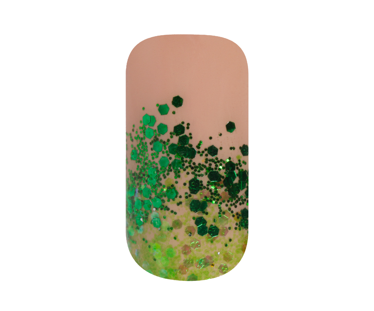 Emmi-Nail Glitter Mix Donkergroen