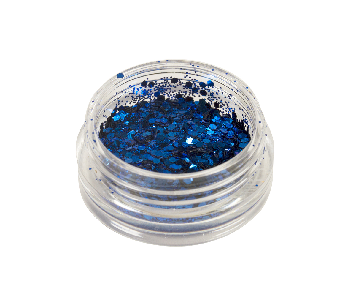 Emmi-Nail Glitter Mix Blauw