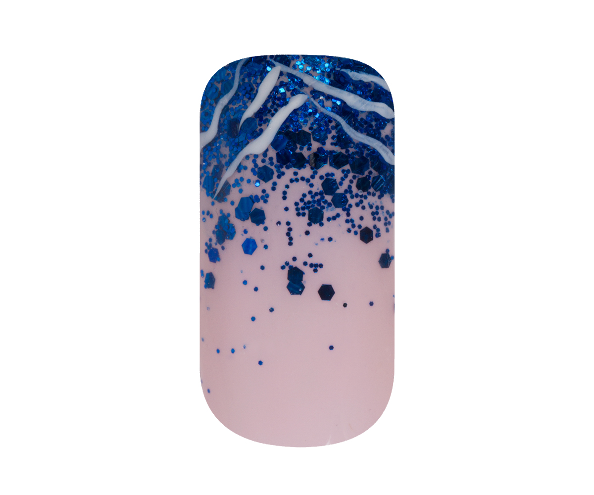 Emmi-Nail Glitter Mix Blauw