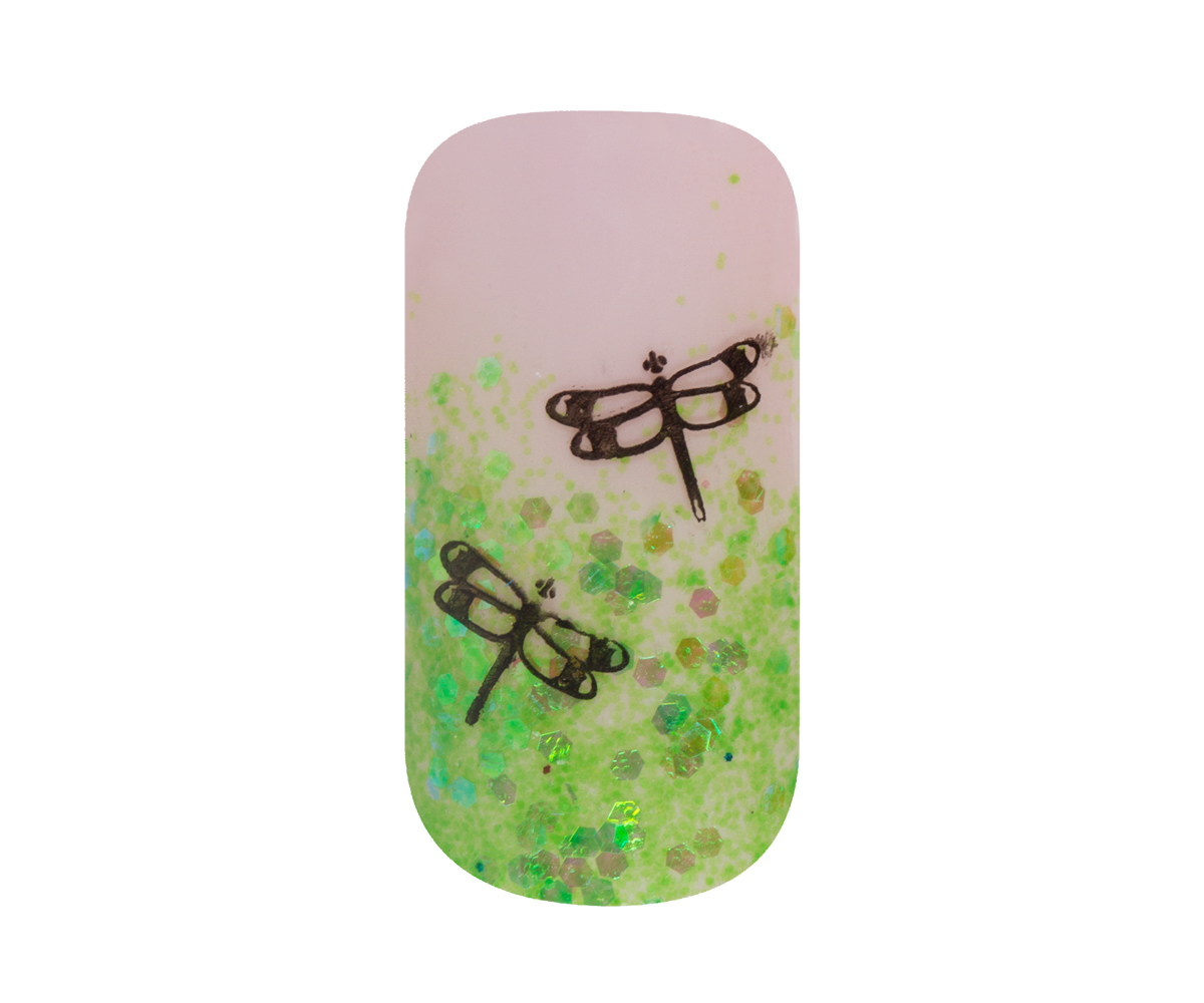 Emmi-Nail Glitter Mix Licht Groen