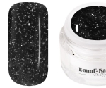 Emmi-Nail Kleurgel Glitter Black, 5 ml