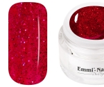 Emmi-Nail Kleurgel Glitter Magic Red, 5 ml