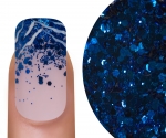 Emmi-Nail Glitter Mix Blauw