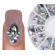 Display Cat Eye White Glass