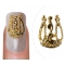 Nail Charm Vintage Style Goud Klein